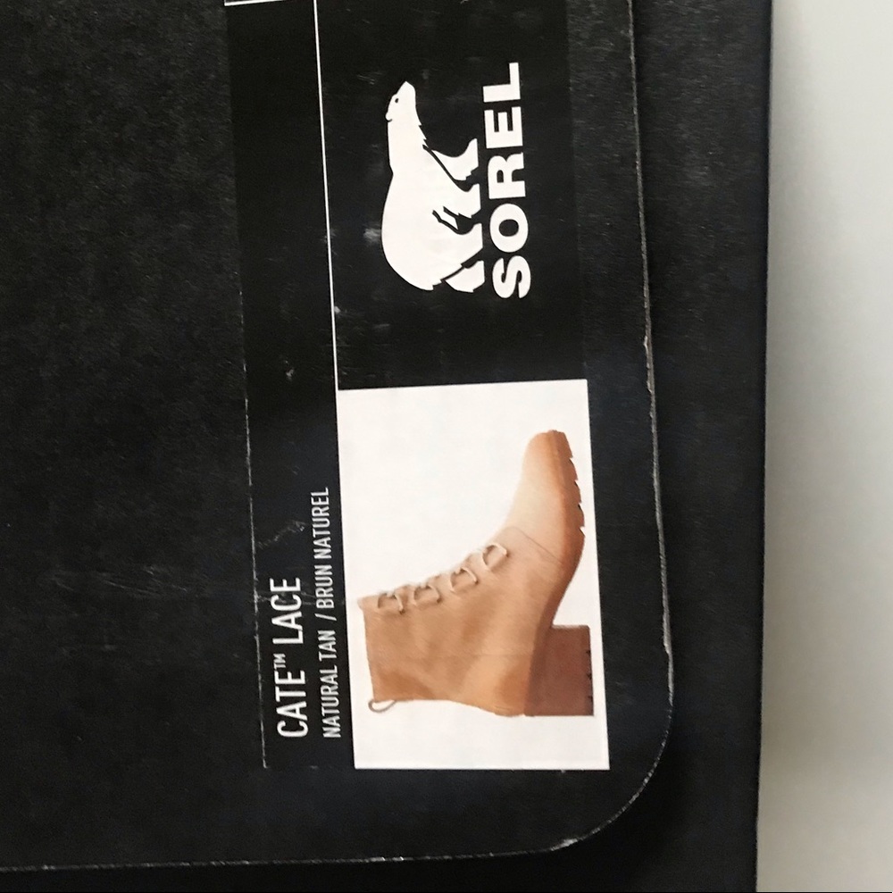 Cate lace natural tan Sorel- New in Box - Picture 7 of 14